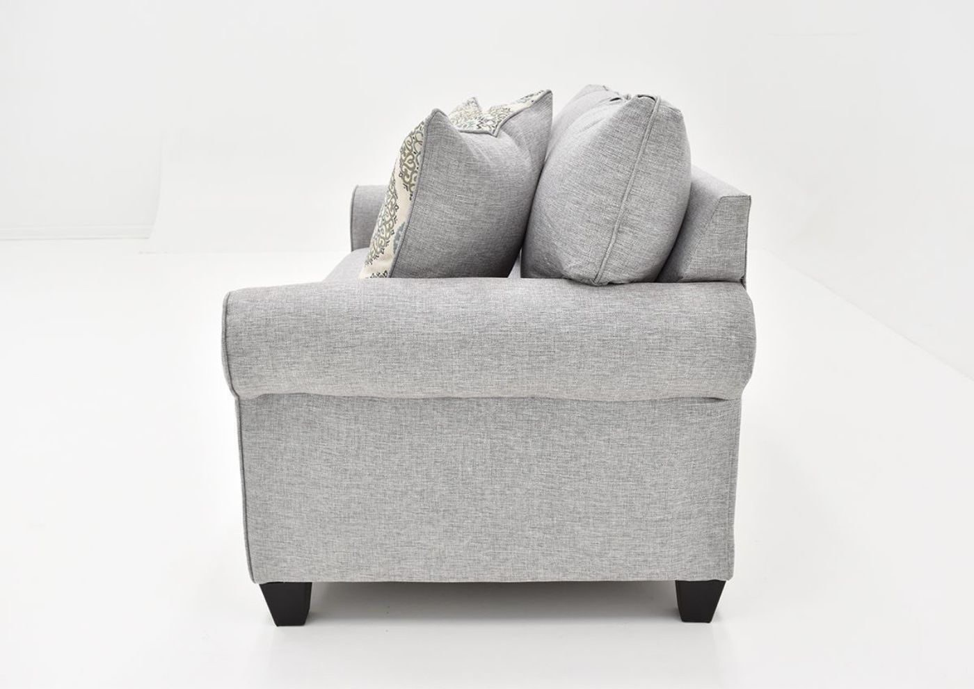Side View of the Vivian Loveseat by Behold Home | Home Furniture Plus Bedding