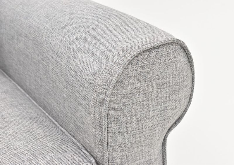 Front Angled View of Rolled Arm on the Vivian Chair by Behold Home | Home Furniture Plus Bedding