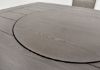 Close Up View of the Lazy Susan on the Chalk Gray Fulton Dining Table, Bench, and 4 Chair Set by Crown Mark  | Home Furniture Plus Bedding