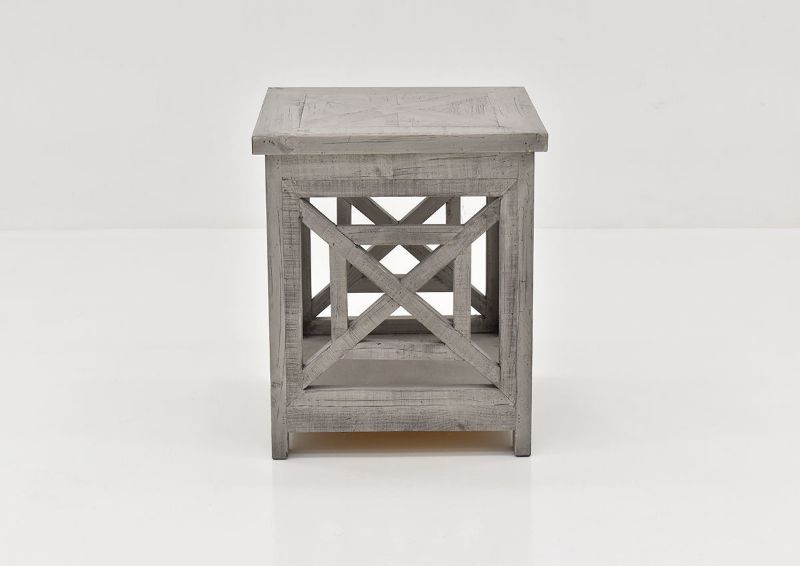 Front Facing View of the Grande End Table by Vintage Furniture, LLC | Home Furniture Plus Bedding