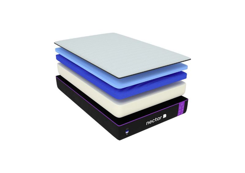 Expanded View of the Various Layers of the Nectar Premier King Size Mattress | Home Furniture Plus Bedding