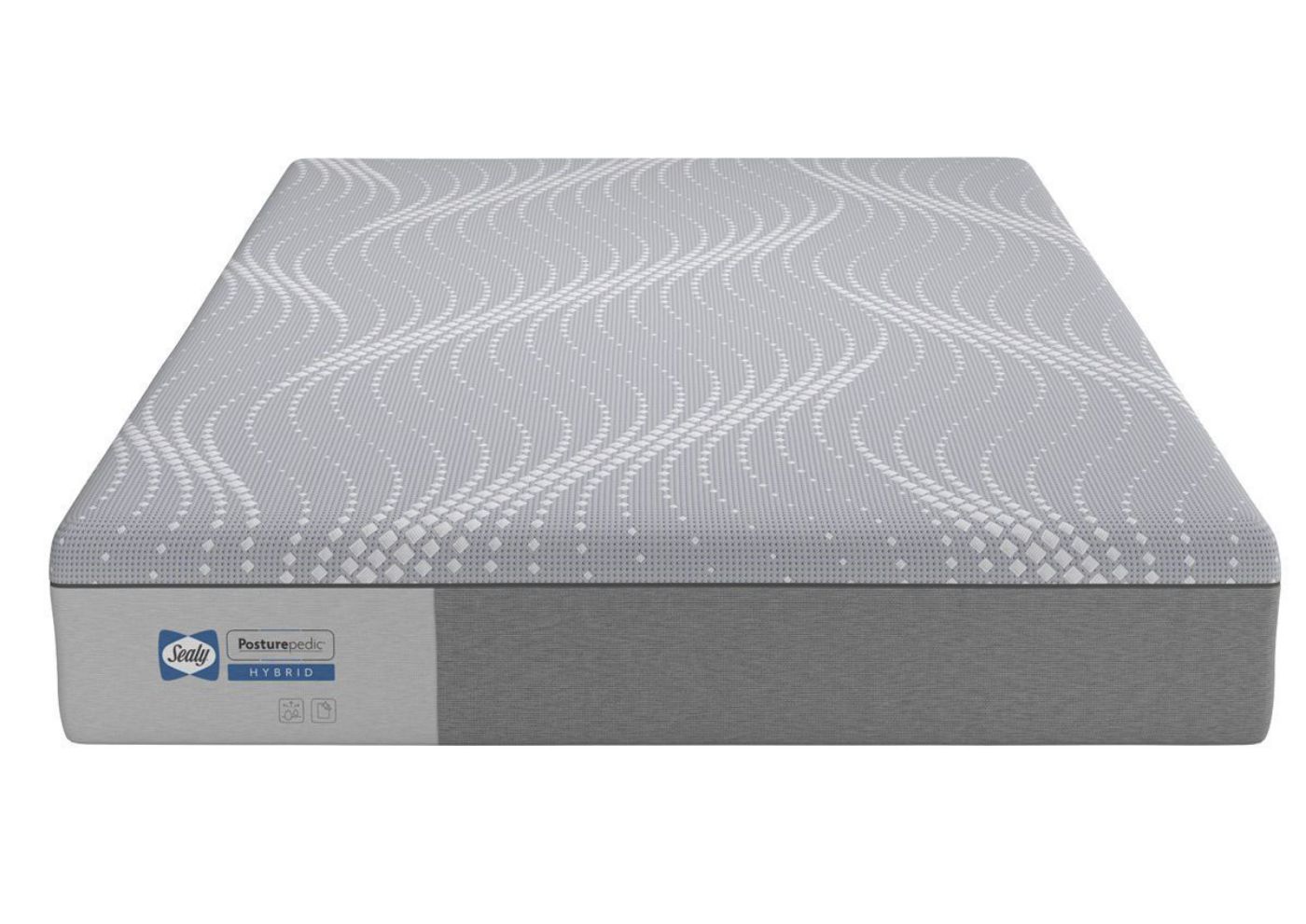 Front Angle View of the Sealy Posturepedic Hybrid Paterson Medium Mattress in Twin XL Size | Home Furniture Plus Bedding