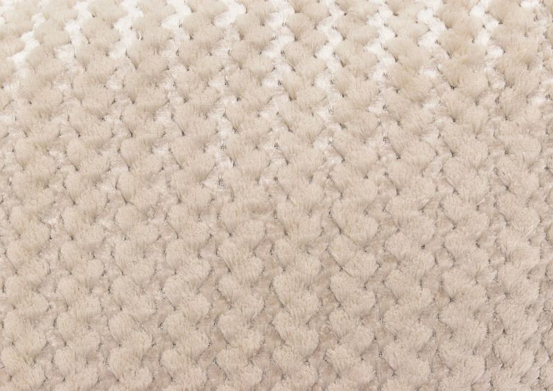 Close Up of the Vertical Chevron Pattern on One of the Accent Pillows on the Gabriella Swivel Chair | Home Furniture Plus Bedding