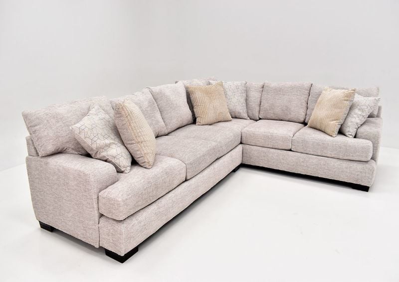 Slightly Angled View of the Gabriella Sectional Sofa | Home Furniture Plus Bedding