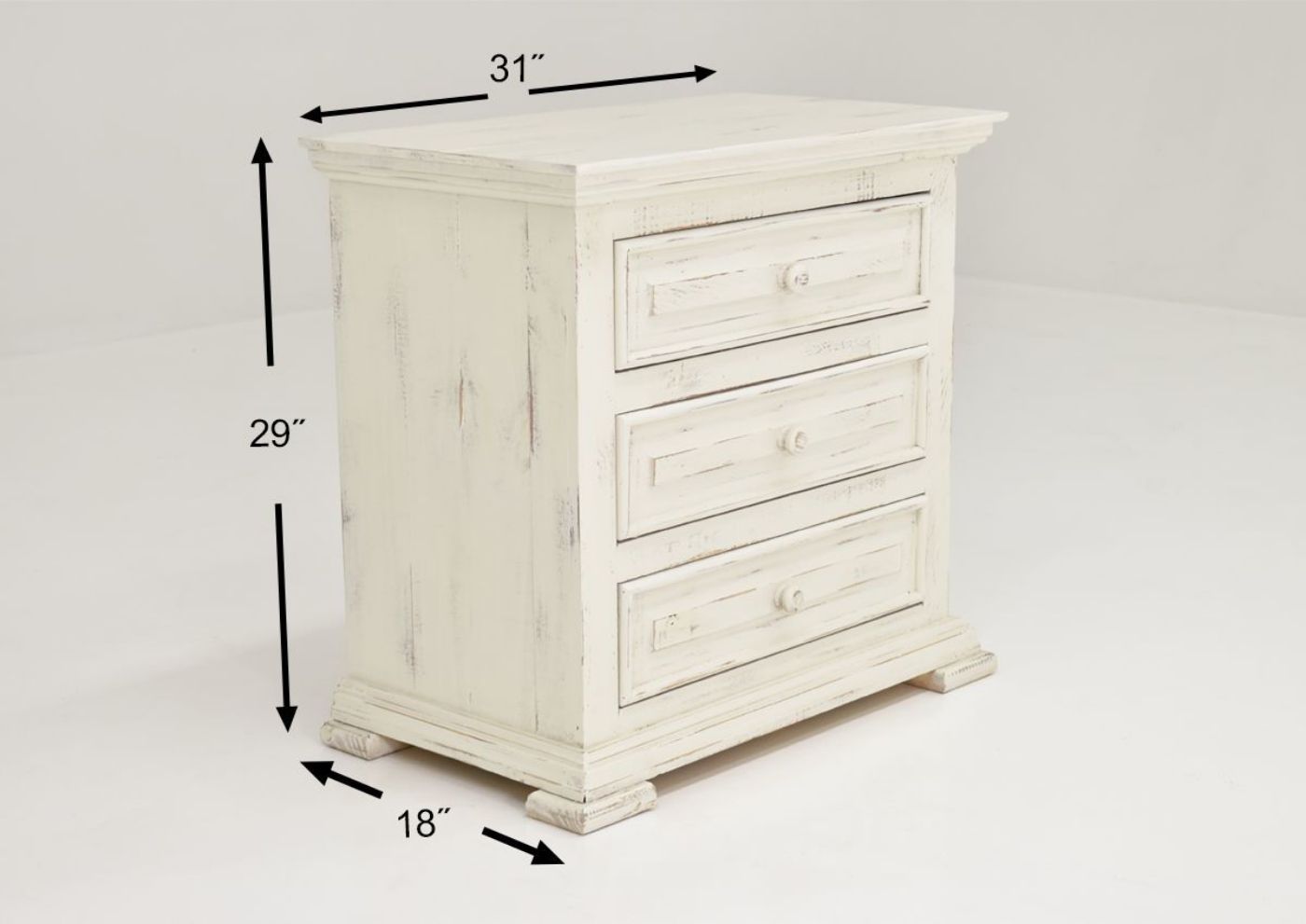 Picture of Chalet Upholstered Queen Size Bedroom Set - White