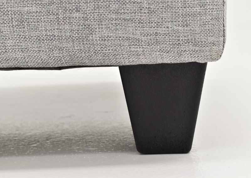Close Up View of a Leg on the Vivian Ottoman by Behold Home | Home Furniture Plus Bedding