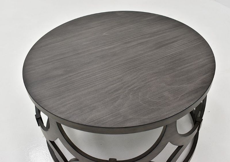 Dark Gray Reese Coffee Table by Lane Furnishing Showing the Table Top Detail | Home Furniture Plus Bedding