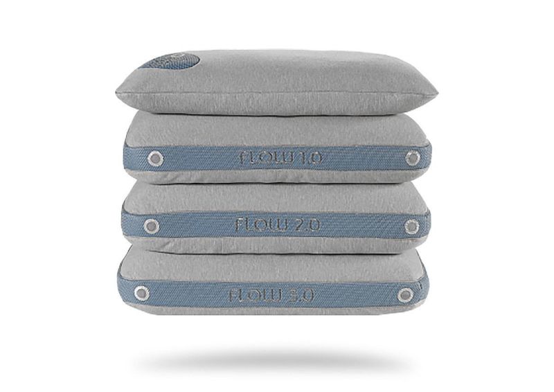 Stack of the Various Sizes of Flow Pillows including the Flow 0.0 Pillow by BedGear | Home Furniture Plus Bedding