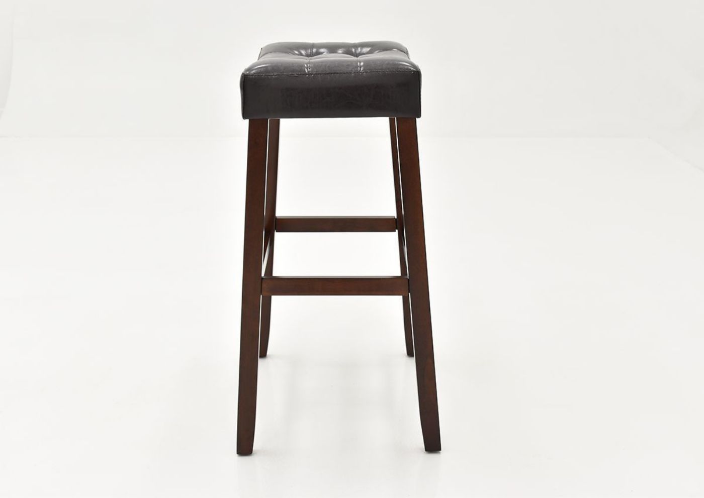 Side View of the Belmar 30-Inch Barstool in Dark Brown by Crown Mark International | Home Furniture Plus Bedding