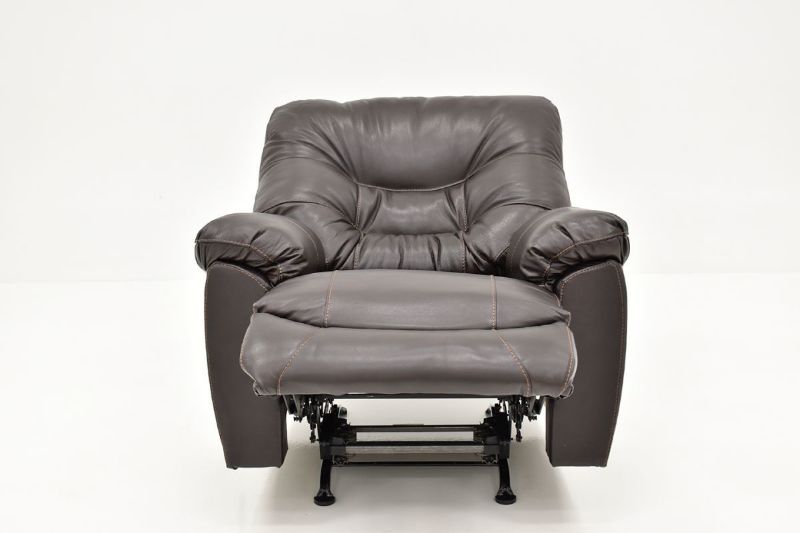 Front Facing View of the Reclined Trilogy Rocker Recliner by Franklin | Home Furniture Plus Bedding