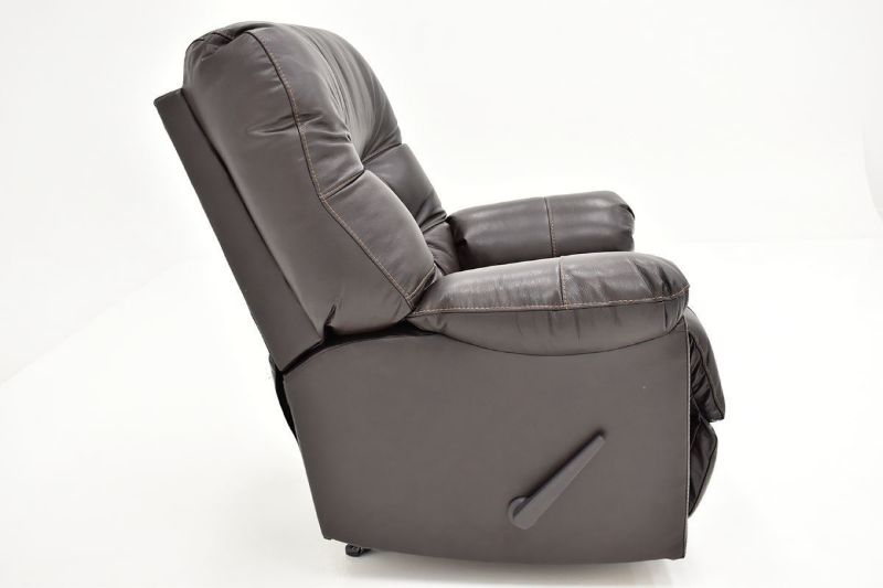 Side View of the Trilogy Rocker Recliner by Franklin | Home Furniture Plus Bedding