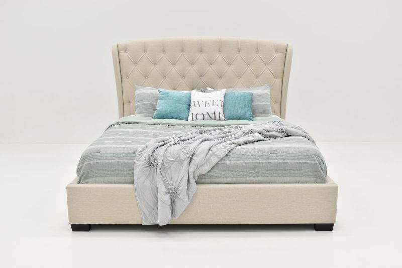 Picture of Kaitlyn Queen Bed - Taupe