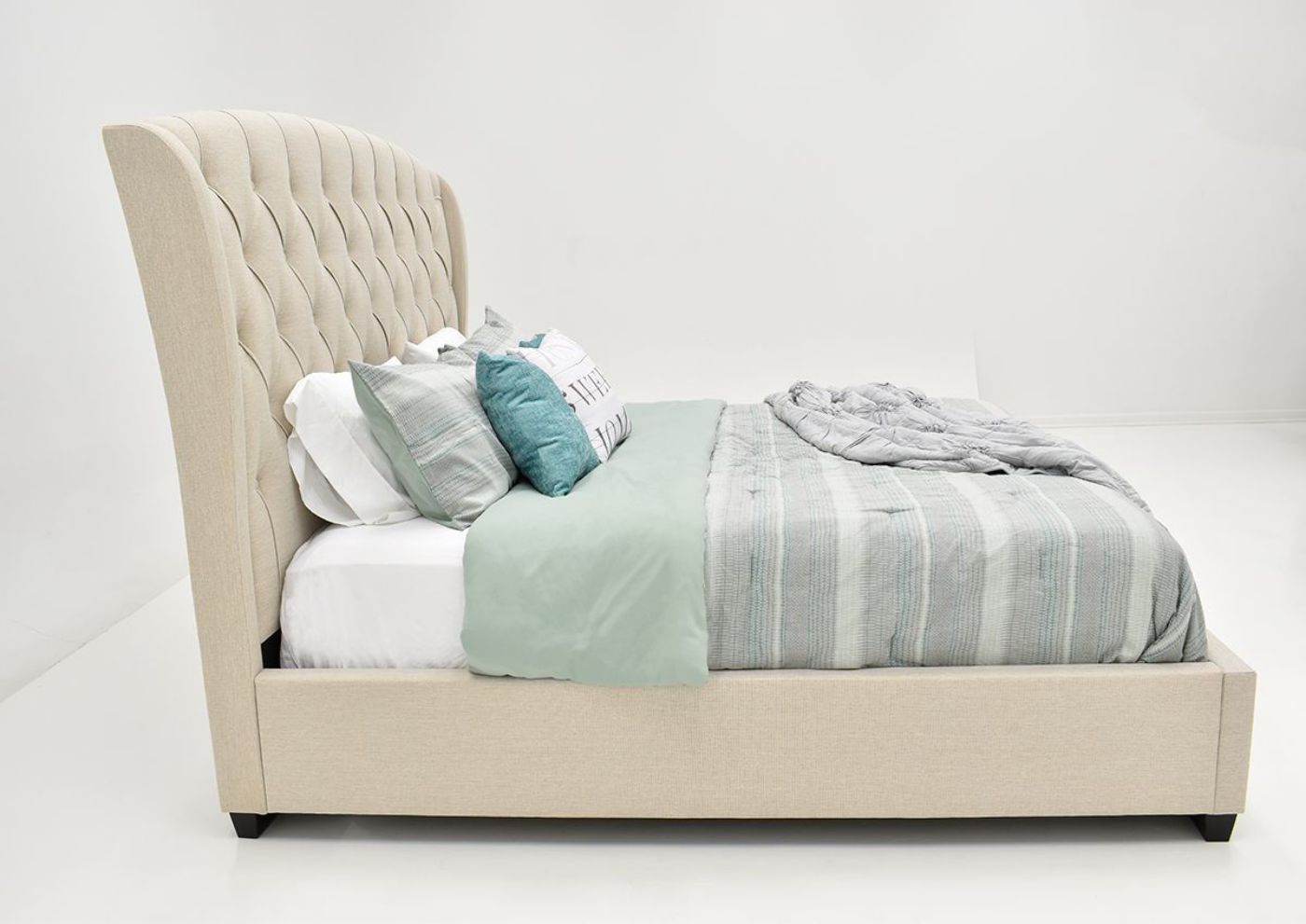 Picture of Kaitlyn Queen Bed - Taupe