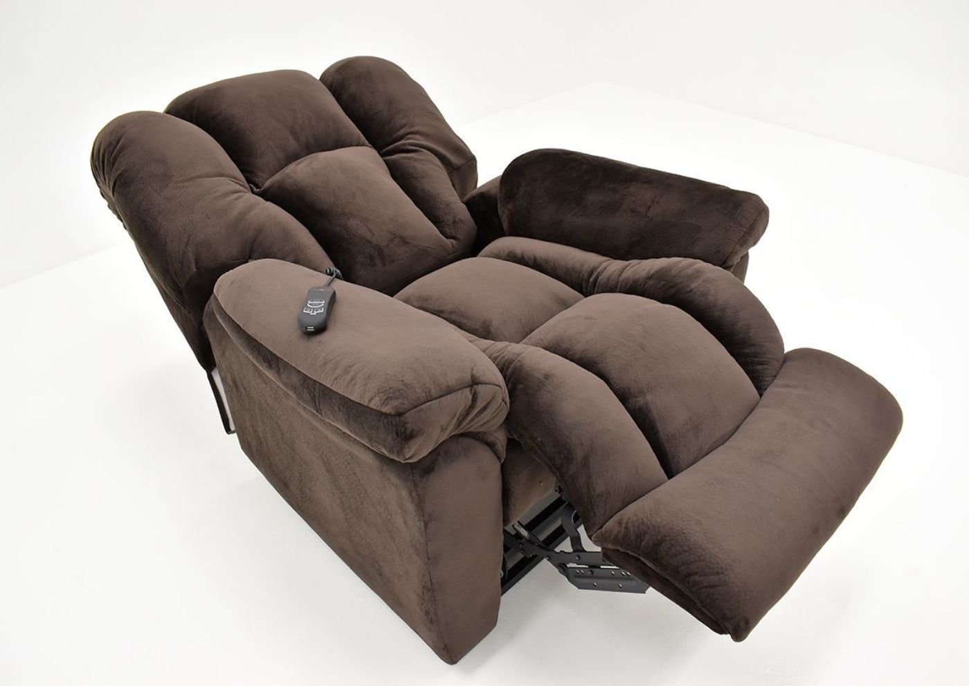 Picture of Travis Power Lift Recliner - Dark Brown