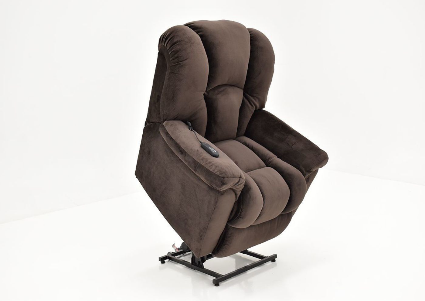 Picture of Travis Power Lift Recliner - Dark Brown