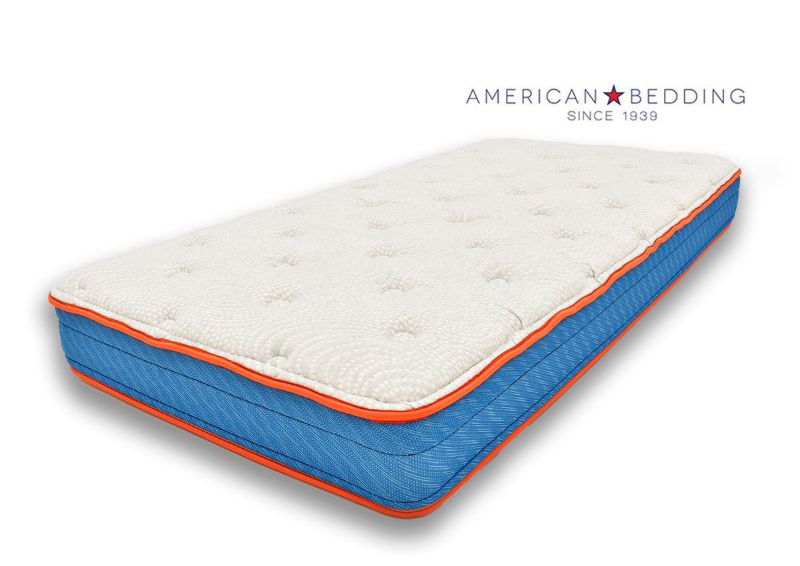 Valor Queen Size Mattress by American Bedding Angle View | Home Furniture Plus Bedding