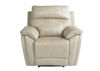 Front Facing View of the Levitate POWER Recliner in Diamond Beige by Bassett | Home Furniture Plus Bedding