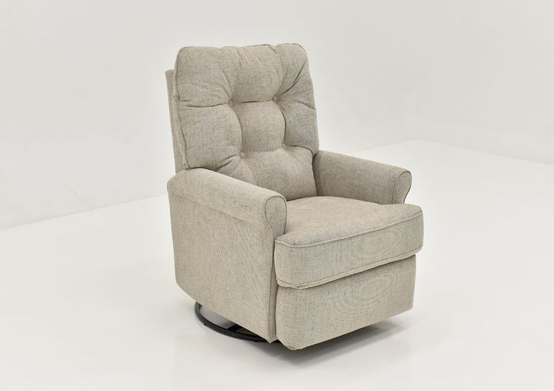 Carissa Swivel Glider Recliner Gray Home Furniture