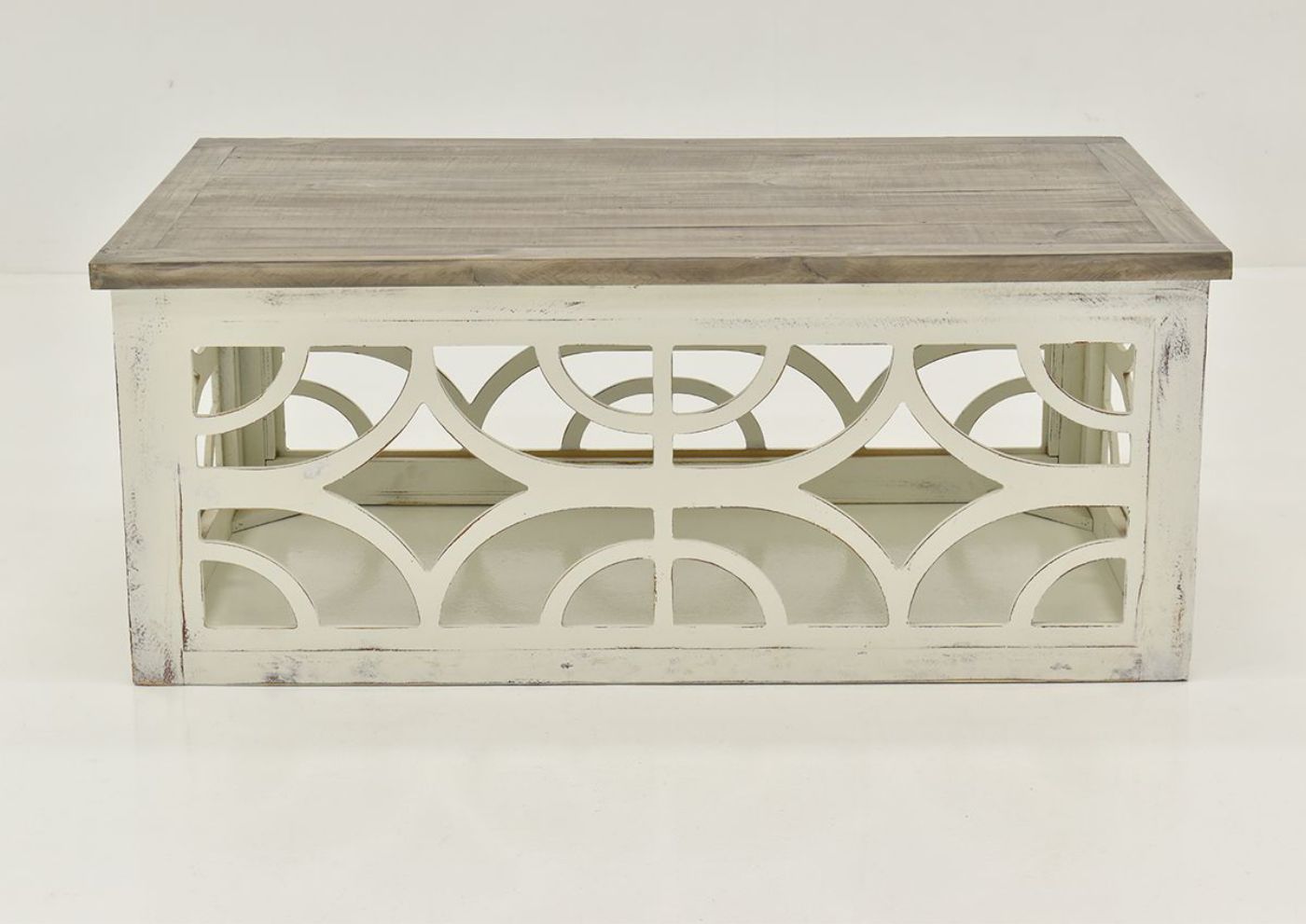 Front View of the Westgate Coffee Table by Vintage Furniture | Home Furniture Plus Bedding