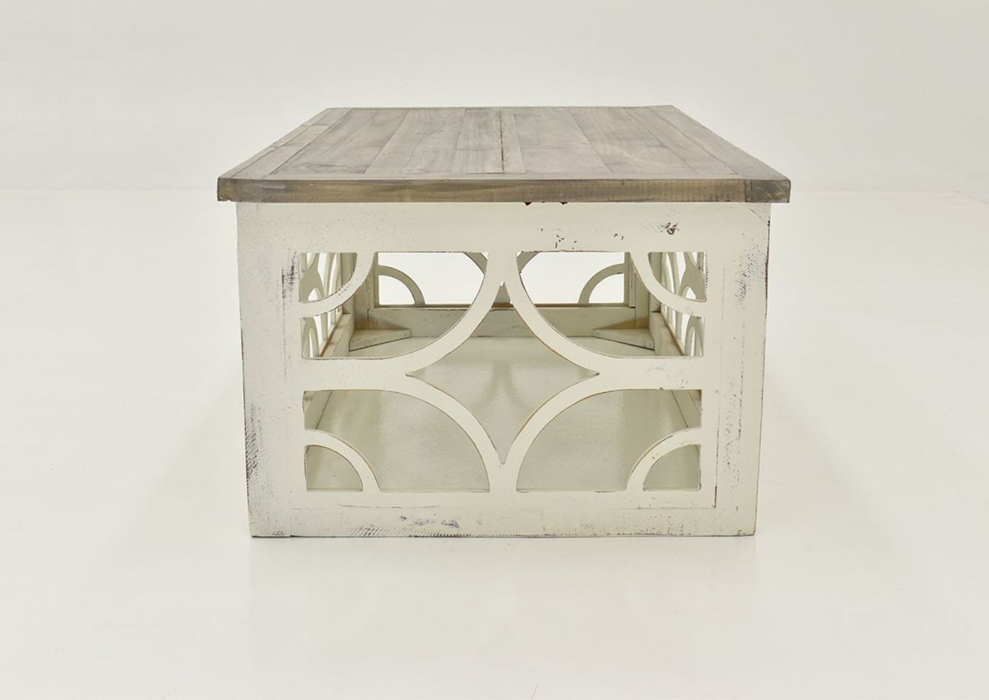 Side View of the Westgate Coffee Table by Vintage Furniture | Home Furniture Plus Bedding