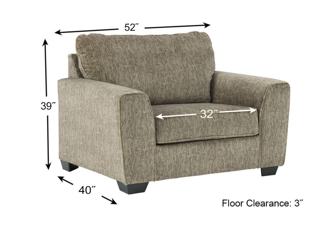 Picture of Olin Sofa Set - Brown