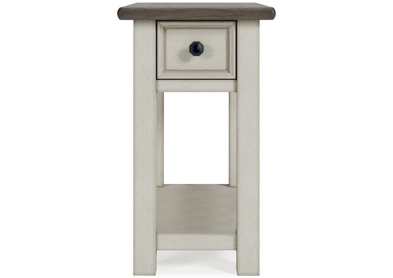 Front Facing View of the Bolanburg Chairside End Table by Ashley Furniture  | Home Furniture Plus Bedding