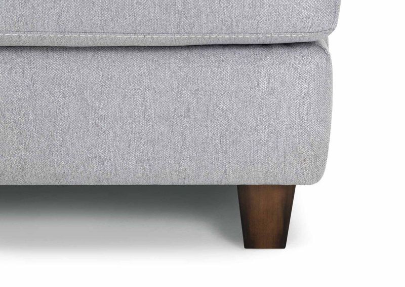 View of the Tapered Foot on the Bradshaw Sofa by Franklin Corporation | Home Furniture Plus Bedding