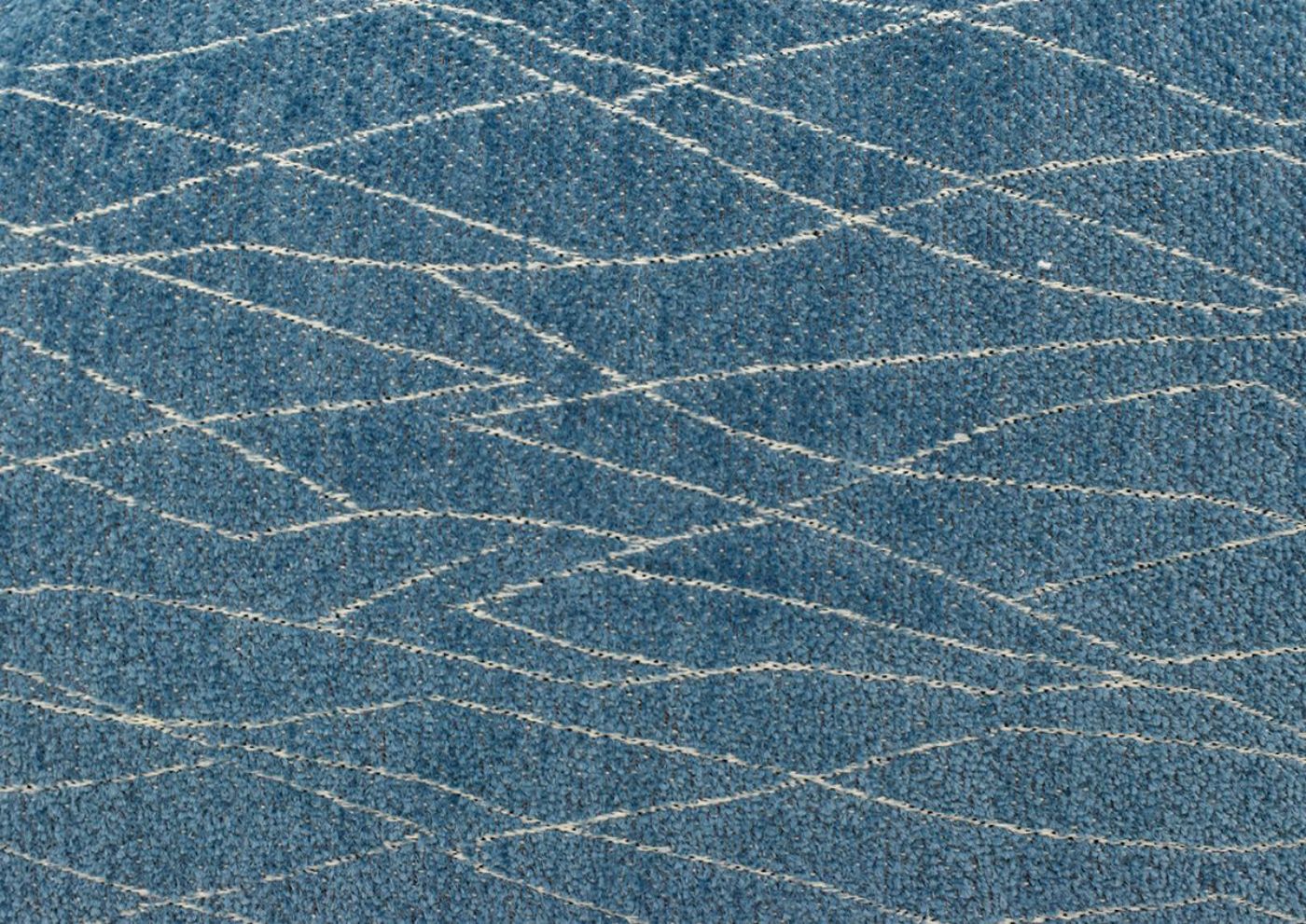 Swatch of the Blue Patterned Pillow on the Rowan Chair in Off White by Franklin Furniture | Home Furniture Plus Bedding