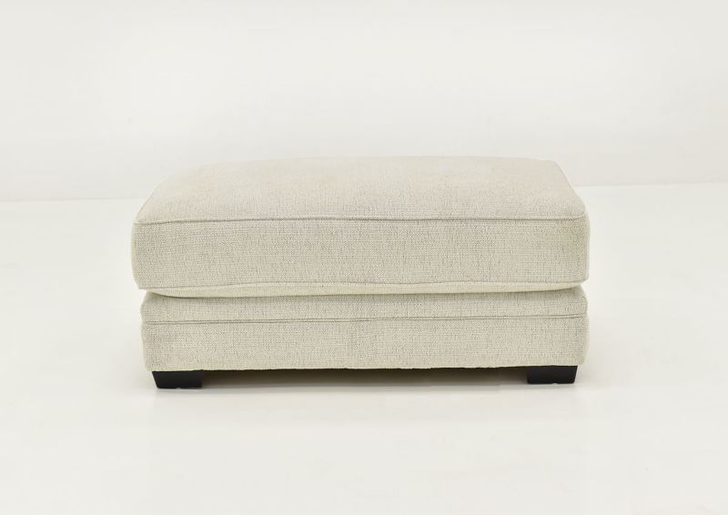 Front Facing View of the Rowan Ottoman in Off White by Franklin Furniture | Home Furniture Plus Bedding