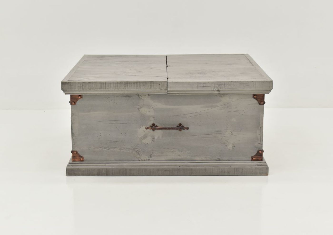 Front Facing View of the Carson Lift Top Coffee Table in Granite by Vintage Furniture | Home Furniture Plus Bedding