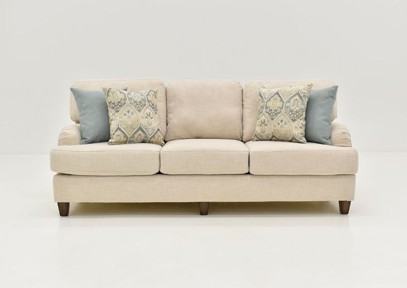 Front Facing View of the Kaia Sofa in Off White by Franklin Furniture | Home Furniture Plus Bedding