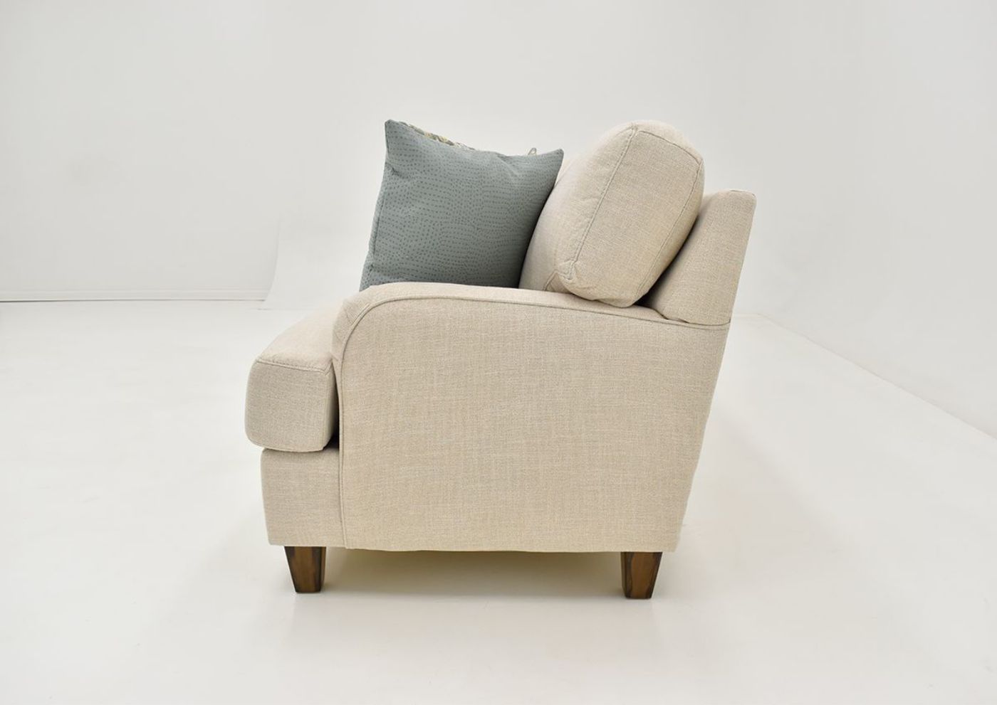 Side View of the Kaia Sofa in Off White by Franklin Furniture | Home Furniture Plus Bedding
