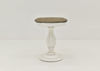 White Magnolia Manor Round Accent Table by Liberty Furniture Industries Showing the Front View | Home Furniture Plus Bedding