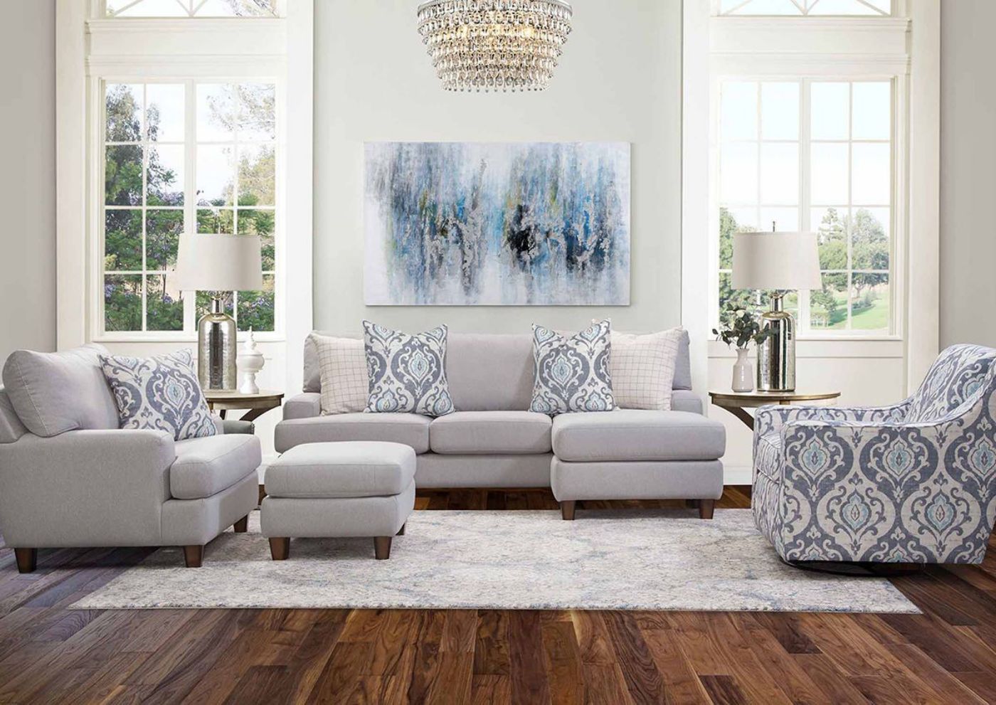 Room Scene of the Bradshaw Sofa by Franklin Corporation | Home Furniture Plus Bedding