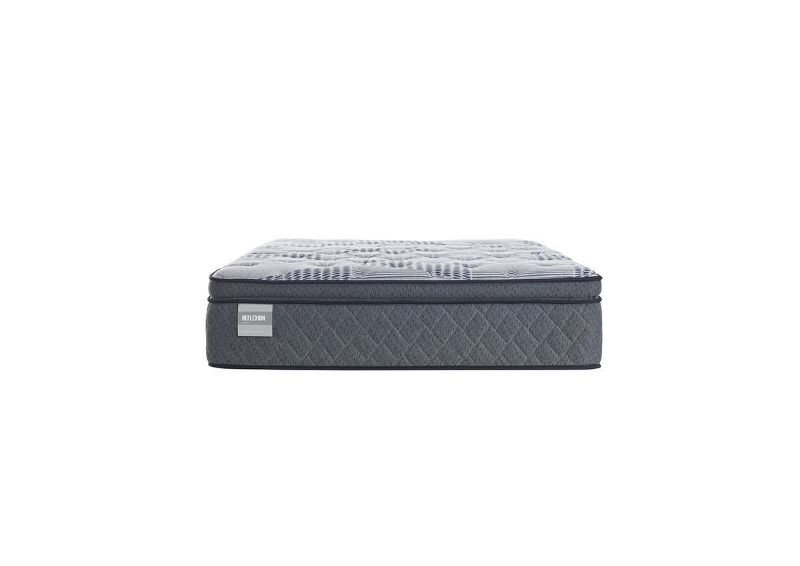 Front Facing View of the Sealy Faulkner Plush Mattress in Twin Size | Home Furniture Plus Bedding