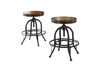 Front and Back Views of the Valebeck Counter Height Barstool by Ashley Furniture | Home Furniture Plus Bedding
