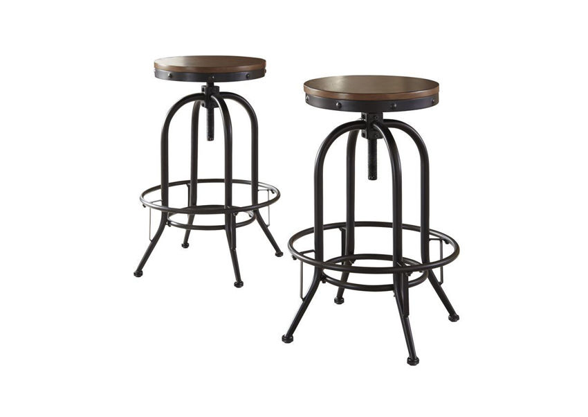 Valebeck Bar Height Barstool 2Pack Home Furniture