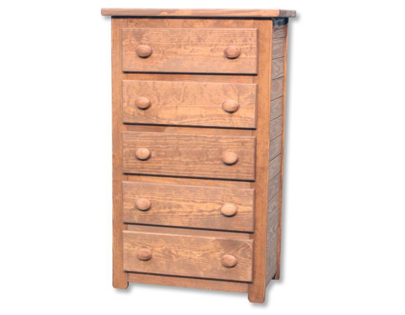 Light Brown Chest of Drawers at an Angle | Home Furniture Plus Mattress