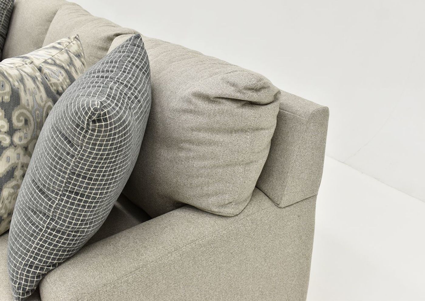 Close Up View of the side on the Kimber Sofa by Franklin Corporation | Home Furniture Plus Bedding