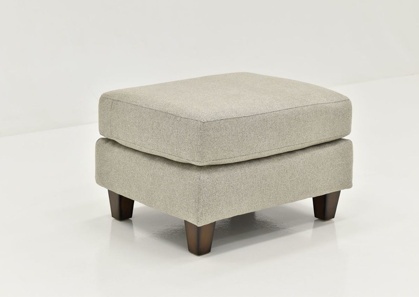 Slightly Angled View of the Kimber Ottoman by Franklin Corporation | Home Furniture Plus Bedding