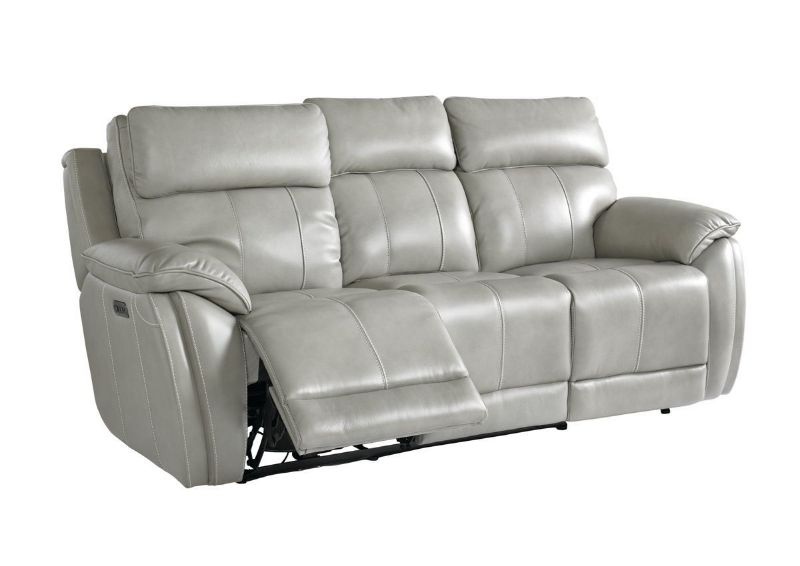 Picture of Levitate POWER Reclining Leather Sofa Set - Nickel Gray