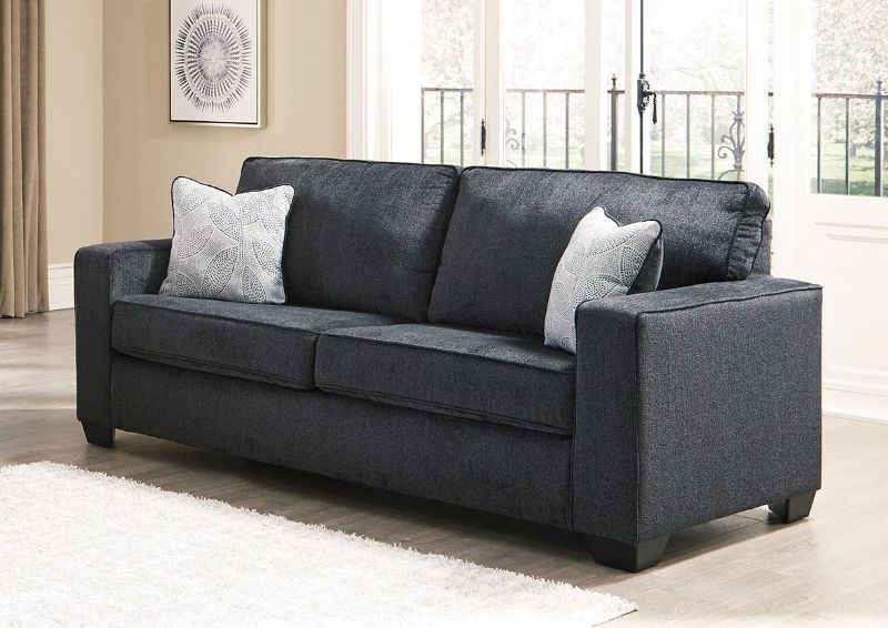 Angled Room View of the Altari Sofa in Slate Gray by Ashley Furniture | Home Furniture Plus Bedding