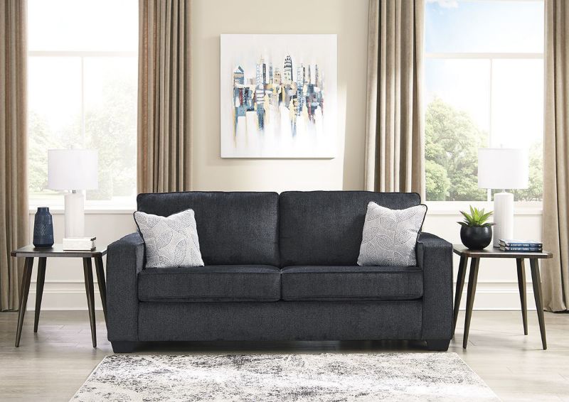 Room View of the Altari Sofa in Slate Gray by Ashley Furniture | Home Furniture Plus Bedding