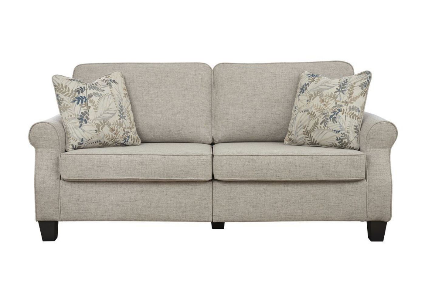 Front Facing View of the Alessio Sofa in Off White by Ashley Furniture | Home Furniture Plus Bedding