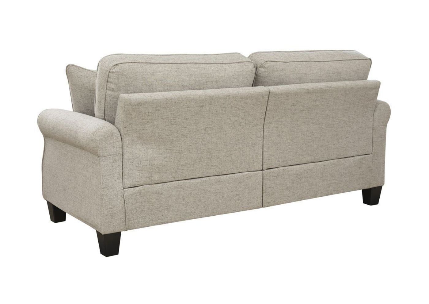 Angled Back View of the Alessio Sofa in Off White by Ashley Furniture | Home Furniture Plus Bedding