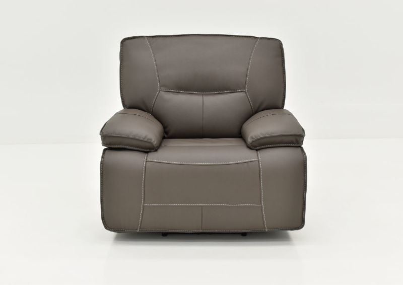 Front Facing View of the Spartacus POWER Recliner in Haze Gray by Parker House Furniture | Home Furniture Plus Bedding
