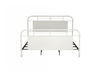 Bed Only View of the Vintage King Size Metal Bed in White by Liberty Furniture | Home Furniture Plus Bedding