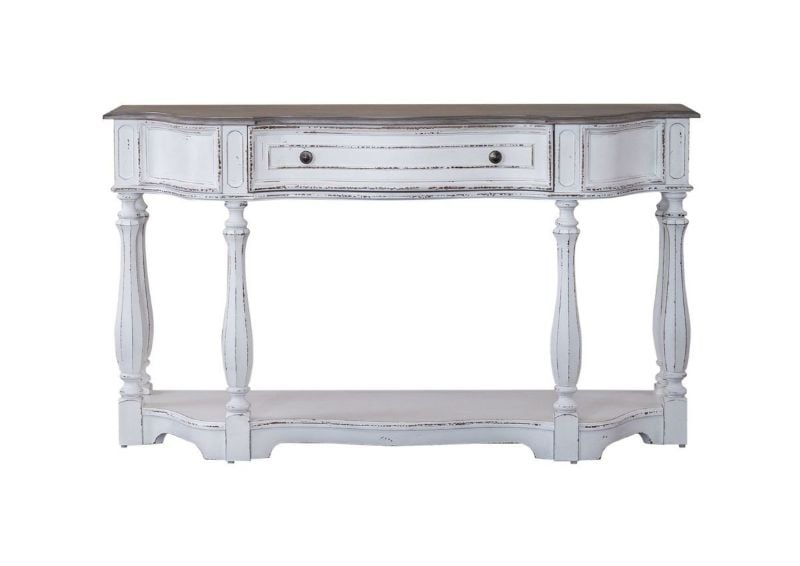 Front Facing  View of the Magnolia Manor 56 Inch Console Table by Liberty Furniture | Home Furniture Plus Bedding