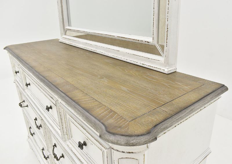 Picture of Magnolia Manor Mirrored Dresser with Mirror
