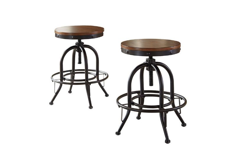 View of the Valebeck Adjustable-Height Barstool by Ashley Furniture  | Home Furniture Plus Bedding